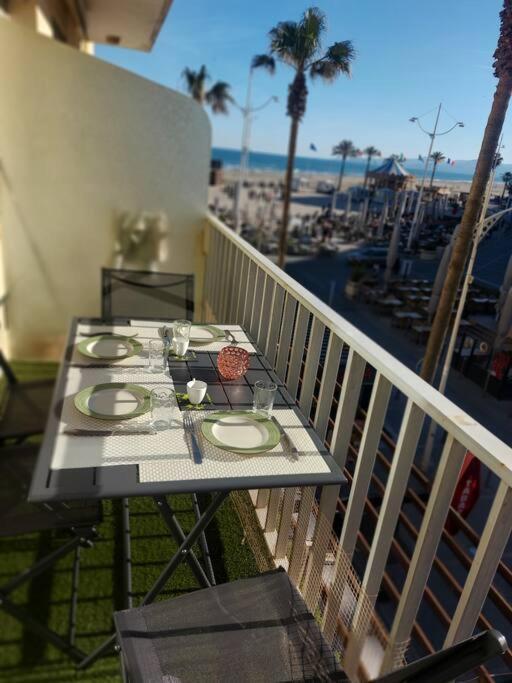 Appartement 20 Mts Plage, Pl Mediterranee, Vue Mer Parking Canet-en-Roussillon Extérieur photo