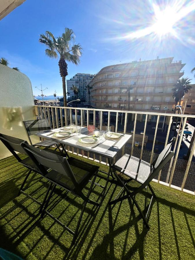 Appartement 20 Mts Plage, Pl Mediterranee, Vue Mer Parking Canet-en-Roussillon Extérieur photo