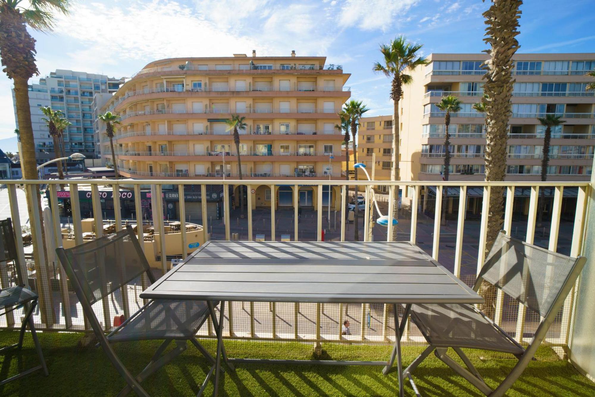 Appartement 20 Mts Plage, Pl Mediterranee, Vue Mer Parking Canet-en-Roussillon Extérieur photo