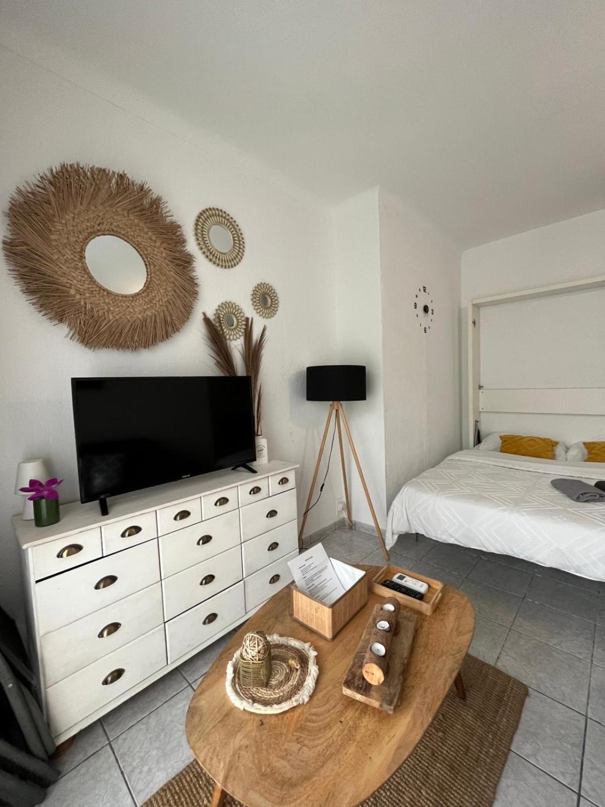 Appartement 20 Mts Plage, Pl Mediterranee, Vue Mer Parking Canet-en-Roussillon Extérieur photo